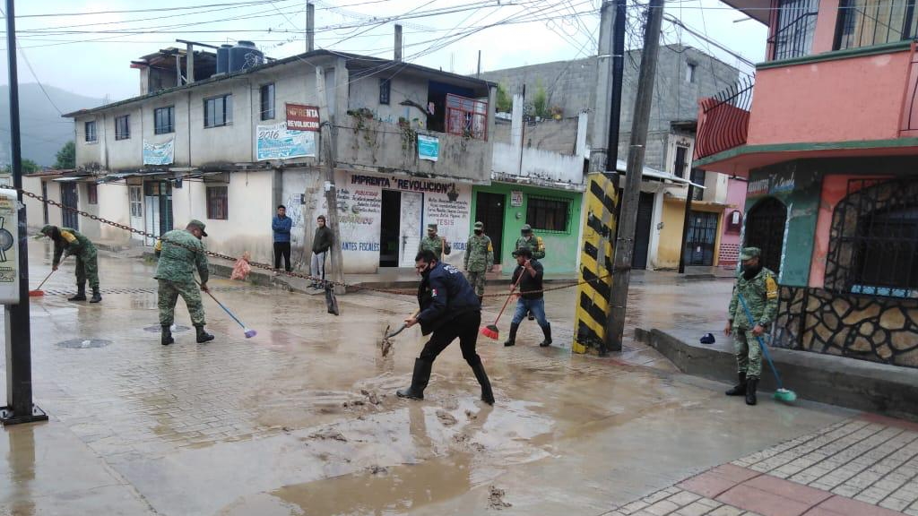 Continúan labores en Chiapas por paso de Cristóbal