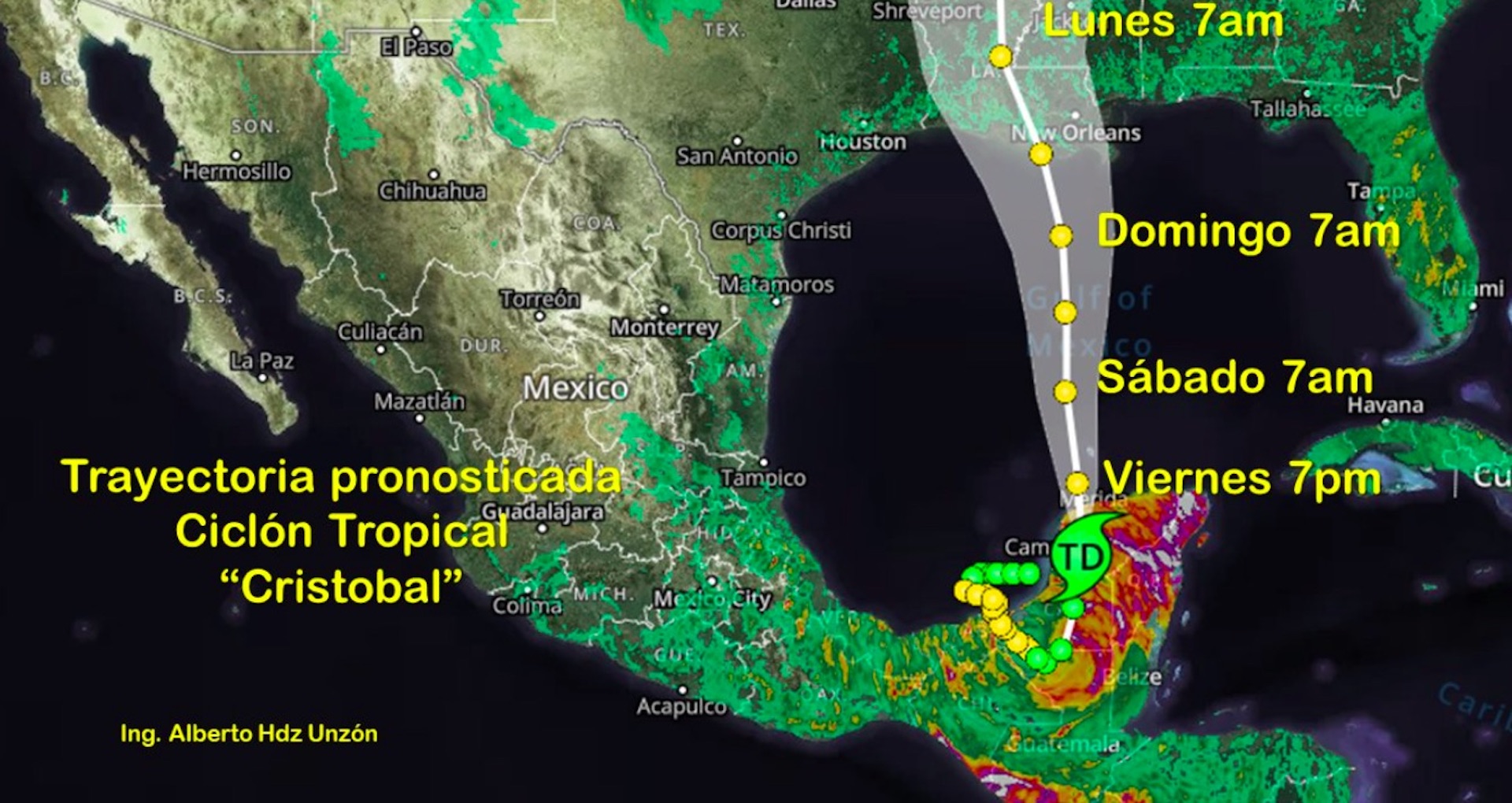 Cristóbal vuelve a convertirse en tormenta tropical; avanza hacia EE.UU. Cristóbal vuelve a convertirse en tormenta tropical; avanza hacia EE.UU.