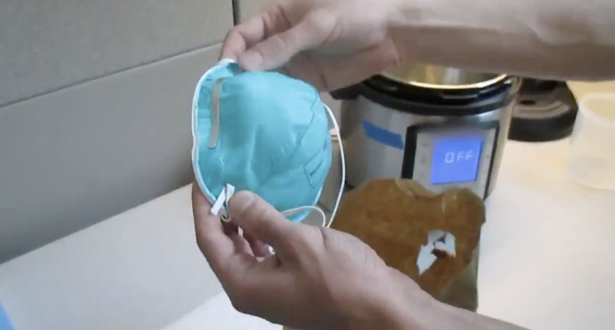 #Video Así podrás desinfectar los cubrebocas de manera casera para reutilizarlos