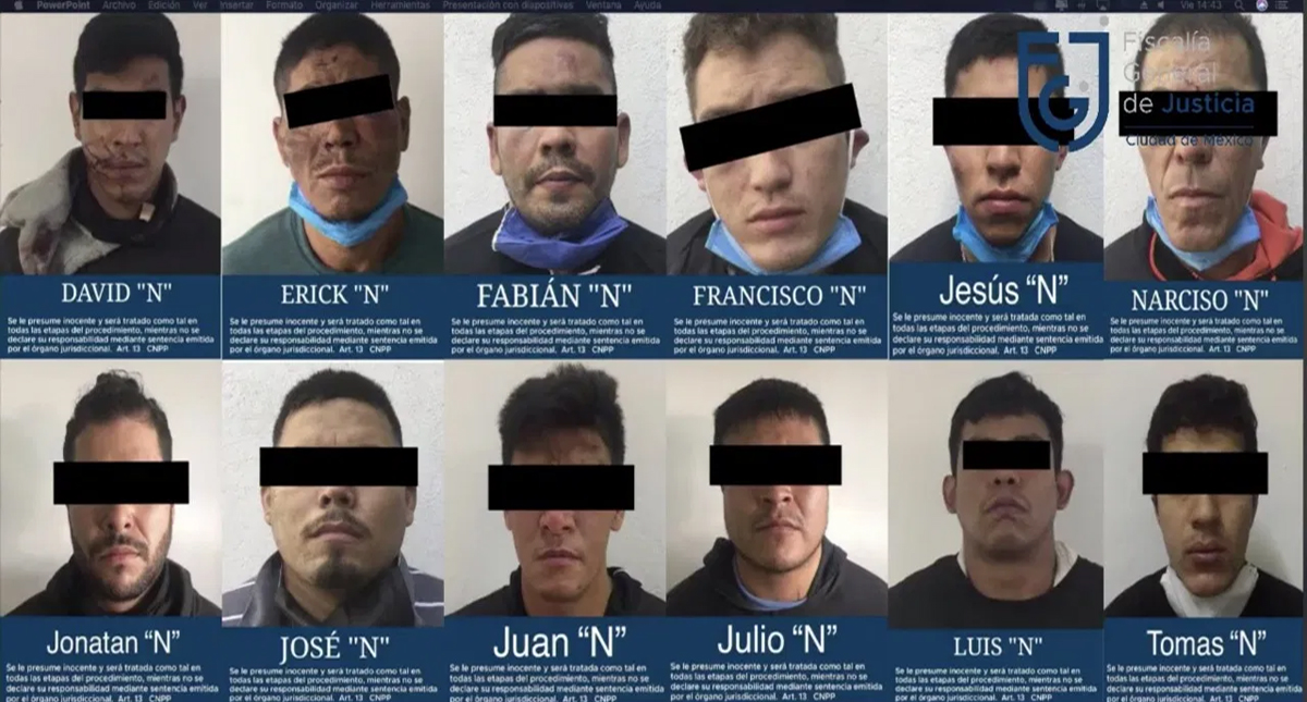 Vinculan a proceso a 12 presuntos agresores de García Harfuch