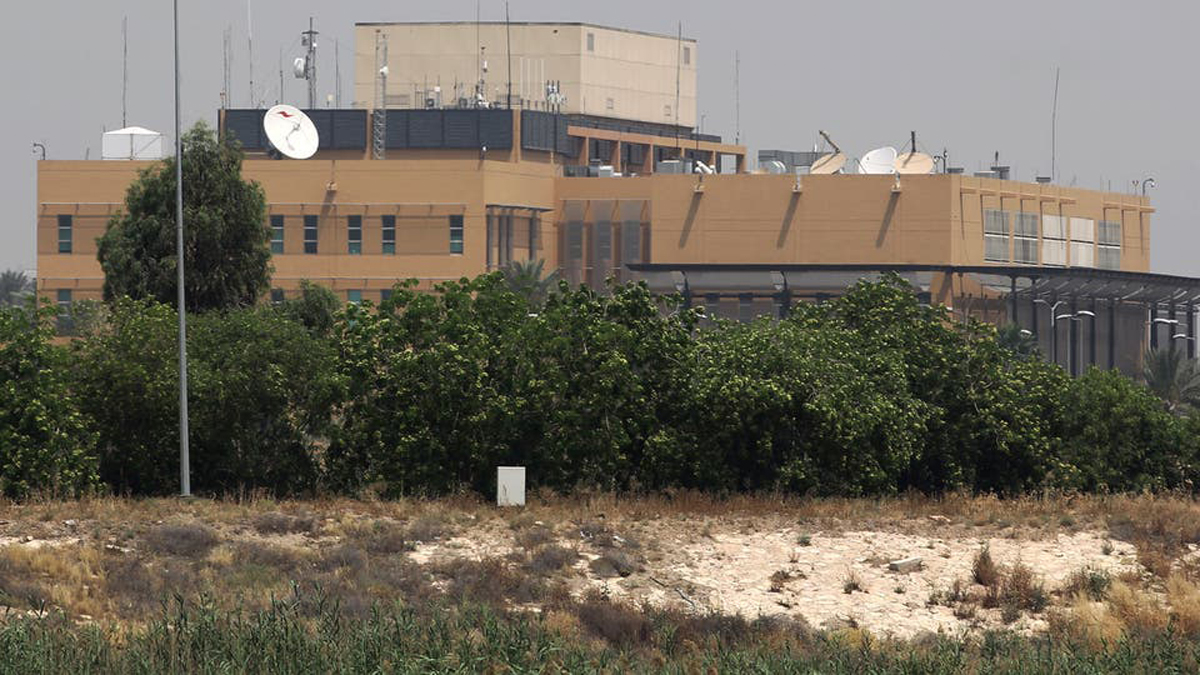 Reportan ataque con misiles cerca de la Embajada de EE.UU. en Bagdad - embajada-de-eeuu-en-la-zona-verde-de-bagdad