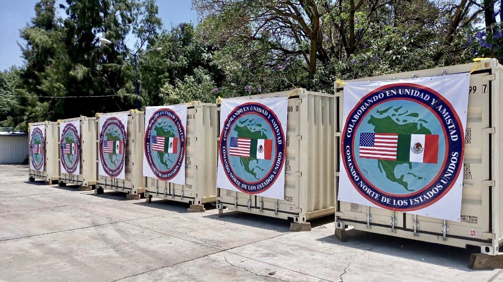 EE.UU. dona hospital portátil a México para tratar el COVID-19