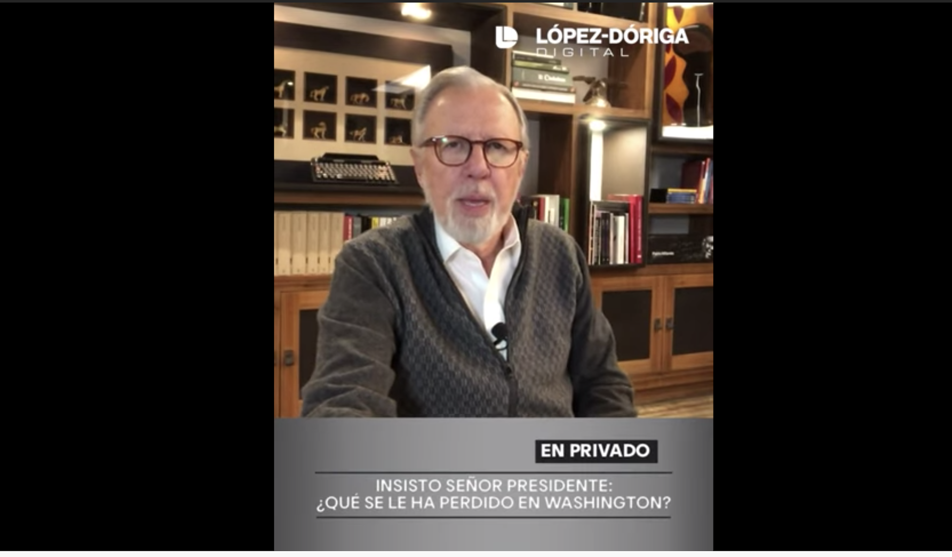 Insisto ¿Qué se le ha perdido en Washington?