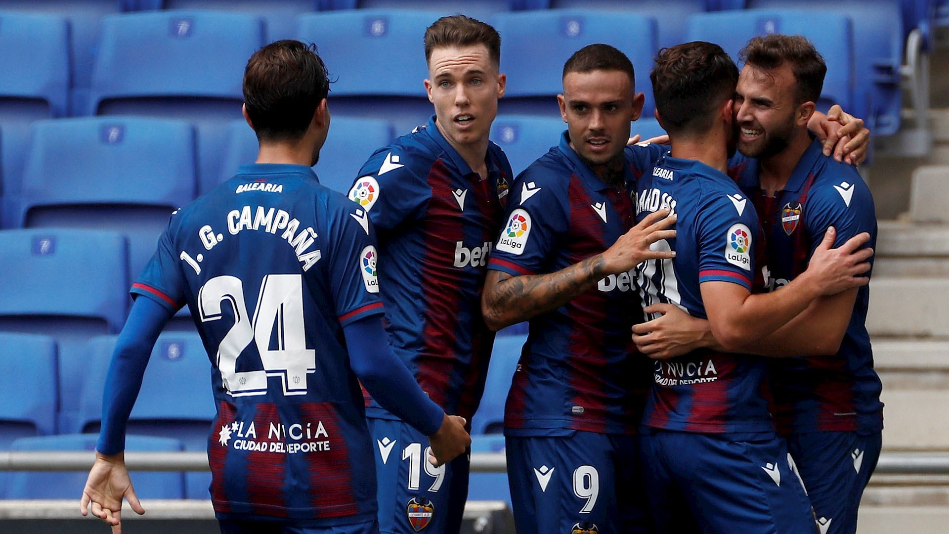 Levante vence a domicilio al Espanyol
