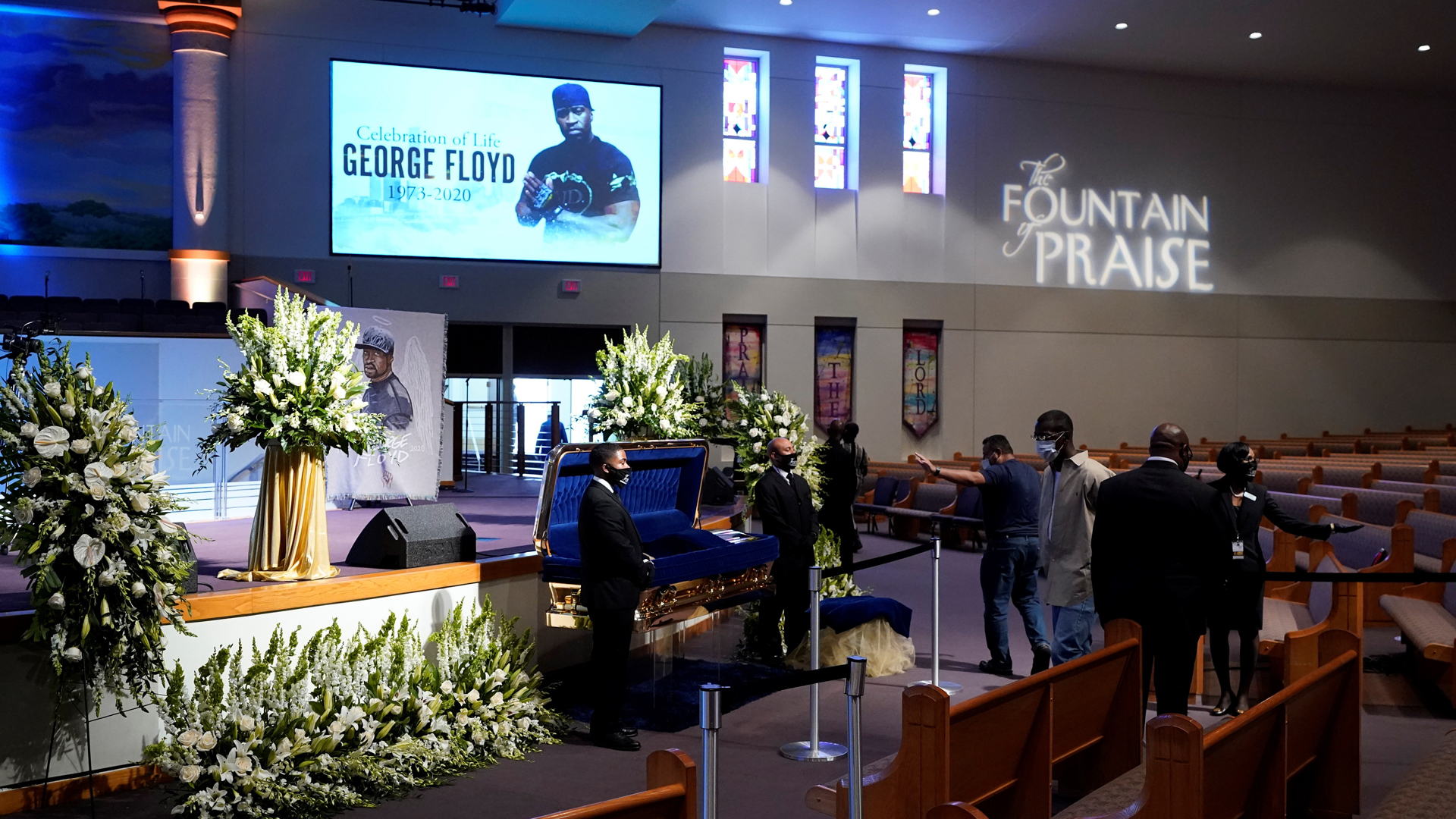 Houston da último adiós a George Floyd