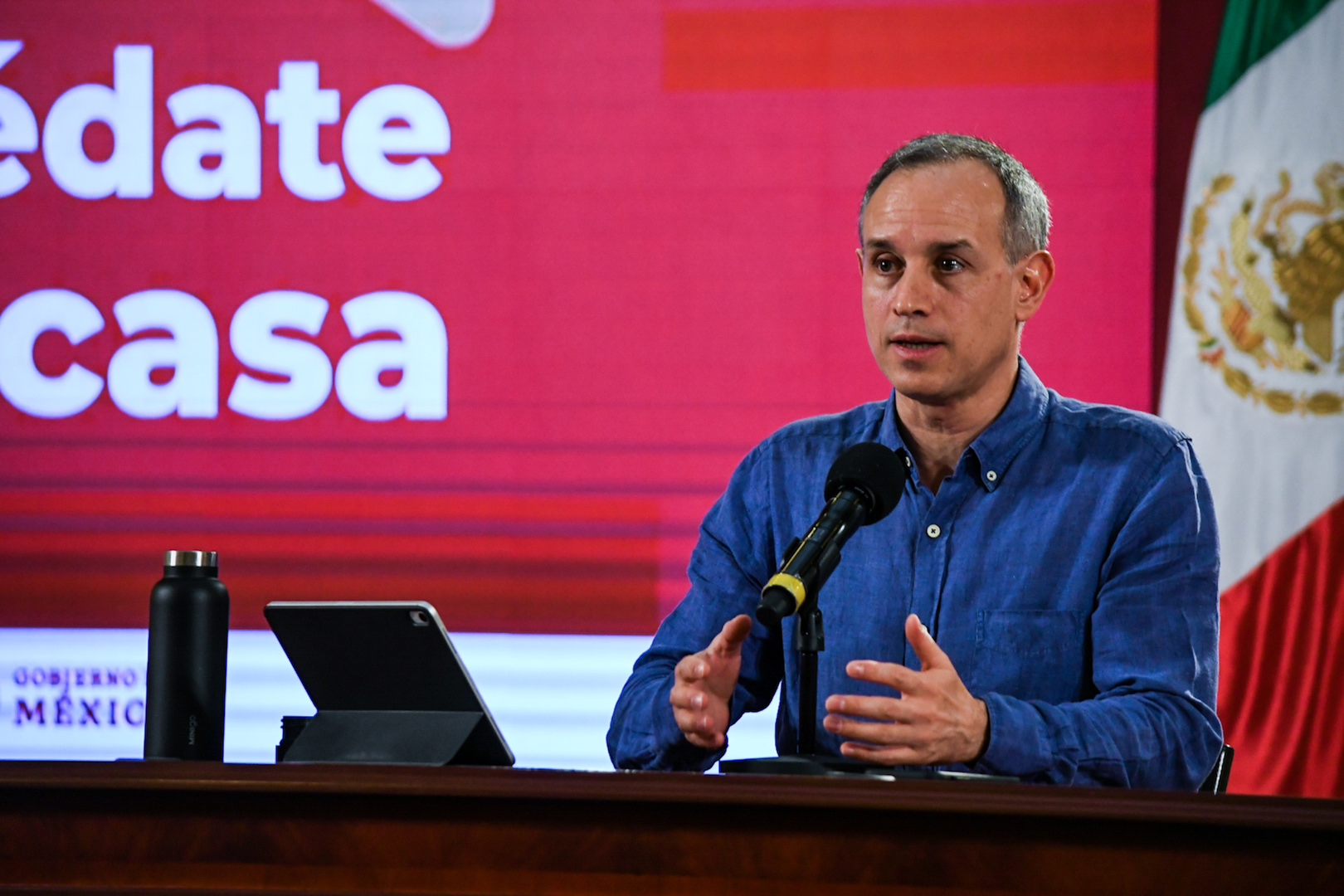 Que nadie se confunda, México sigue en máximo riesgo de COVID-19: López-Gatell