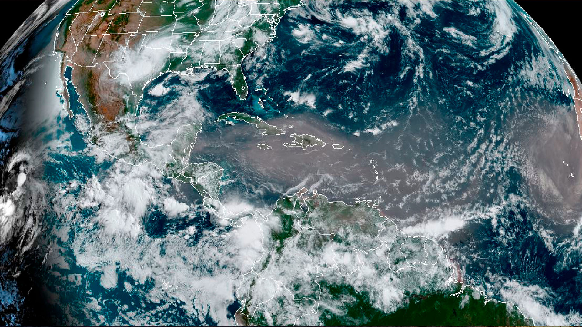 Los estados más afectados por la nube de polvo proveniente del Sahara