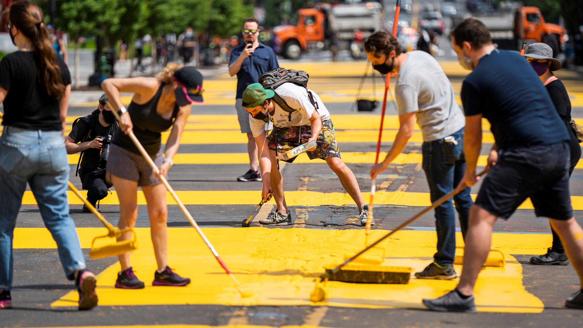 Renombran 'Black Lives Matter' a calle que lleva a la Casa Blanca - pinta-de-la-leyenda-black-lives-matter-en-calle-que-lleva-a-la-casa-blanca-foto-de-efe