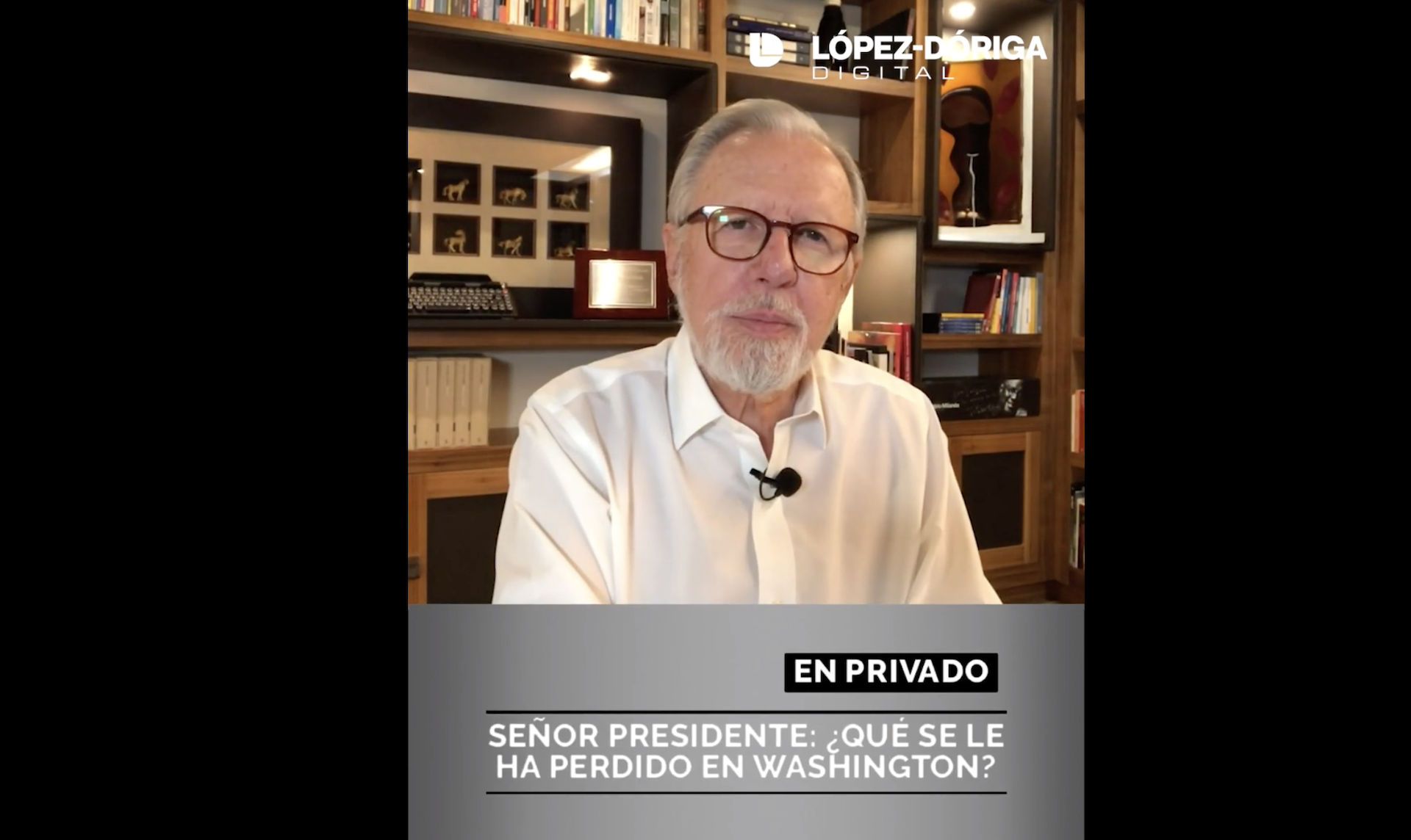 Presidente: ¿Qué se le ha perdido en Washington?