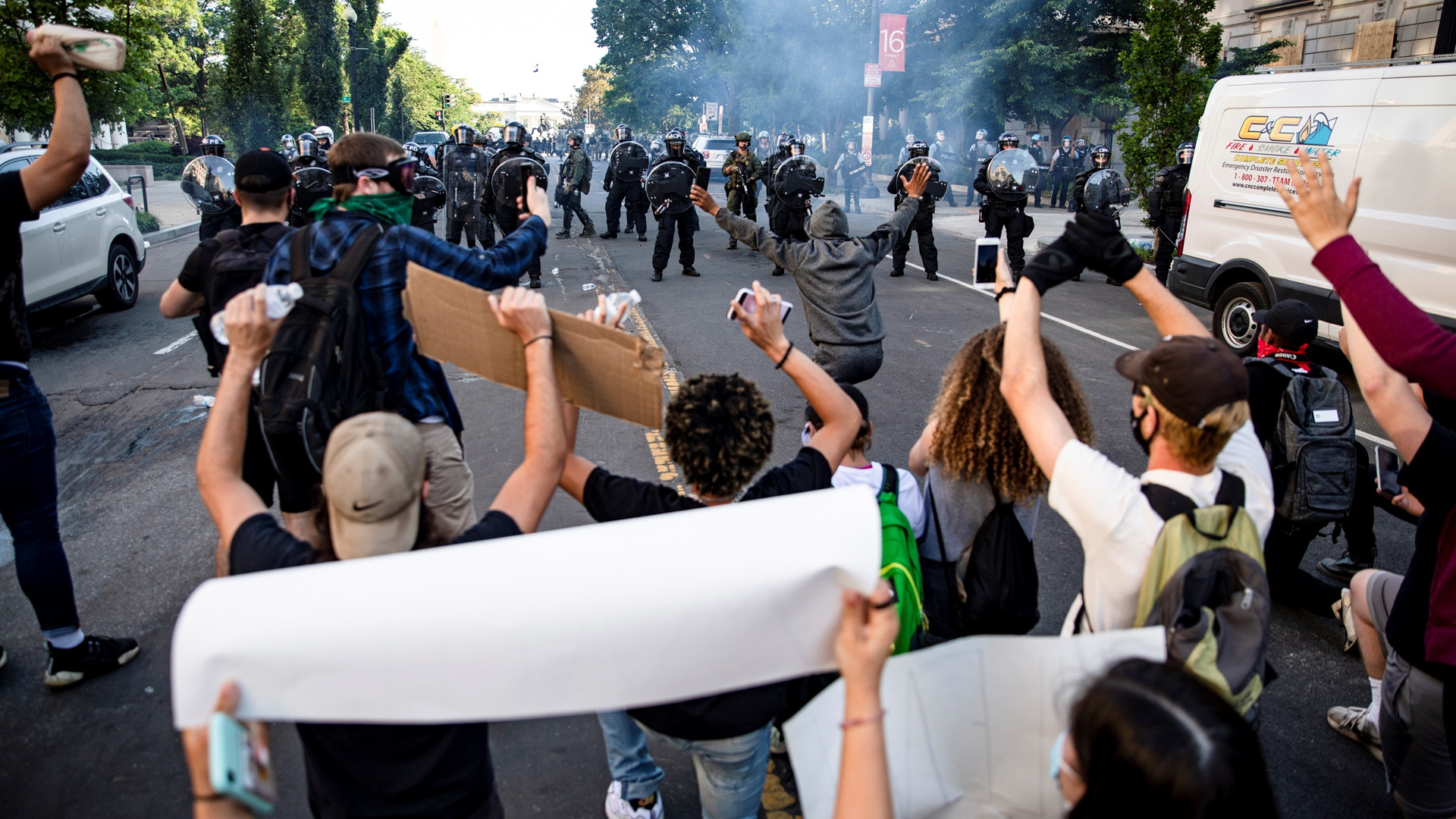 Organizaciones acusan a Trump de represión a manifestantes - protesta-en-washington-dc-contra-la-muerte-de-george-floyd