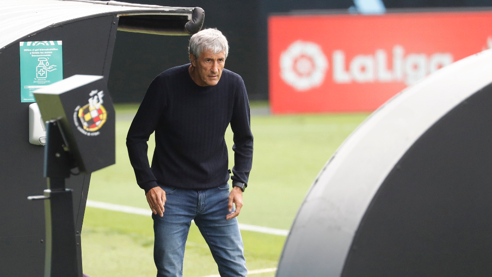 No siento que haya hecho tan mal las cosas por empatar tres partidos: Quique Setién