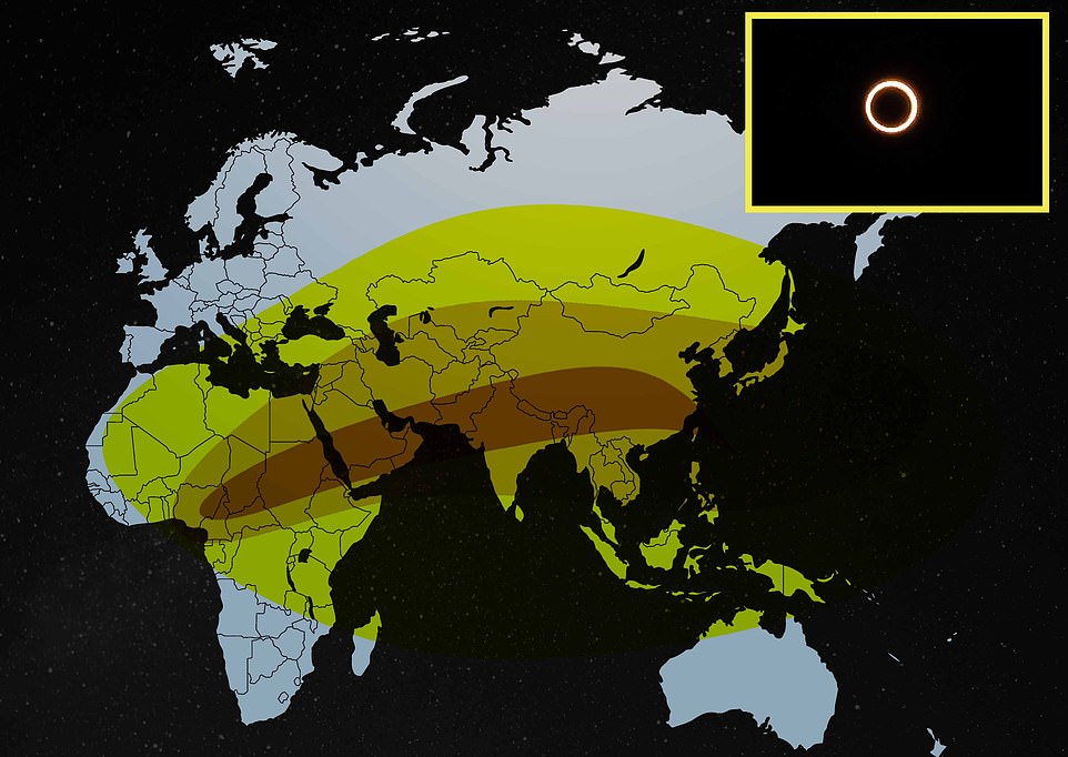 Eclipse anular de sol provoca aro de fuego en África y Asia - recorrido-eclipse