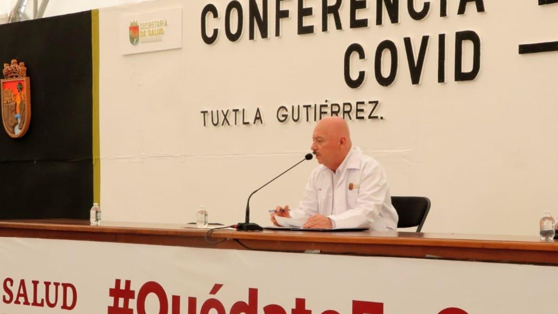 Pacientes de COVID-19 quedan ‘chafiretes’, aseguró secretario de Salud de Chiapas; ofrece disculpa por comentario