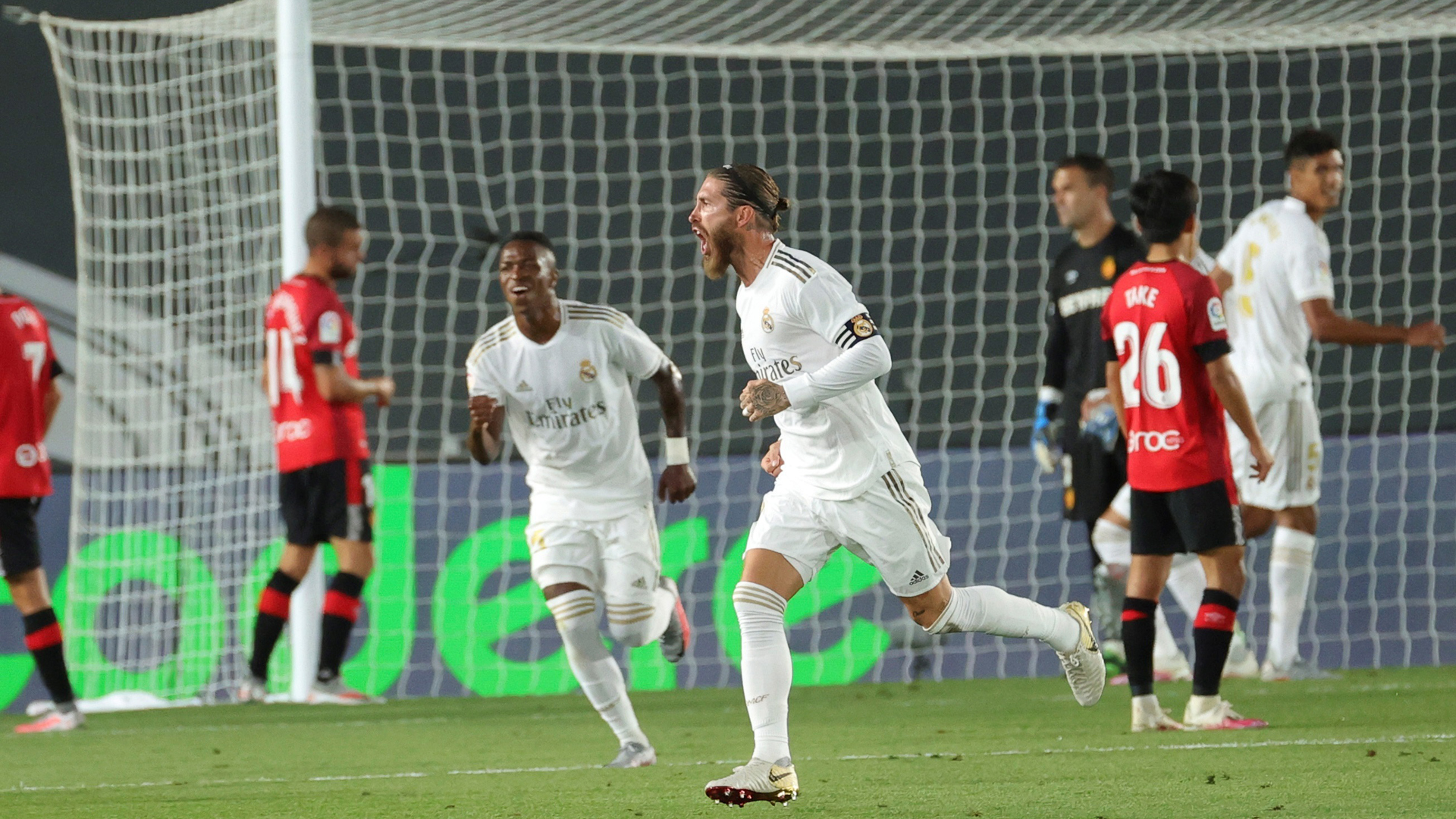 Vinicius y Ramos definen victoria del Real Madrid sobre el Mallorca Vinicius y Ramos definen victoria del Real Madrid sobre el Mallorca