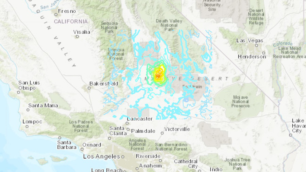 Sismo magnitud 5.5 sacude al sur de California