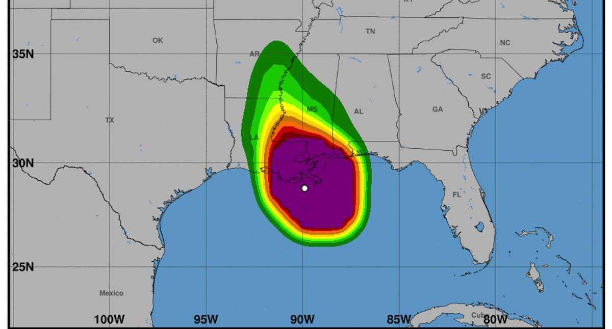 Tormenta tropical Cristóbal toca tierra en Louisiana