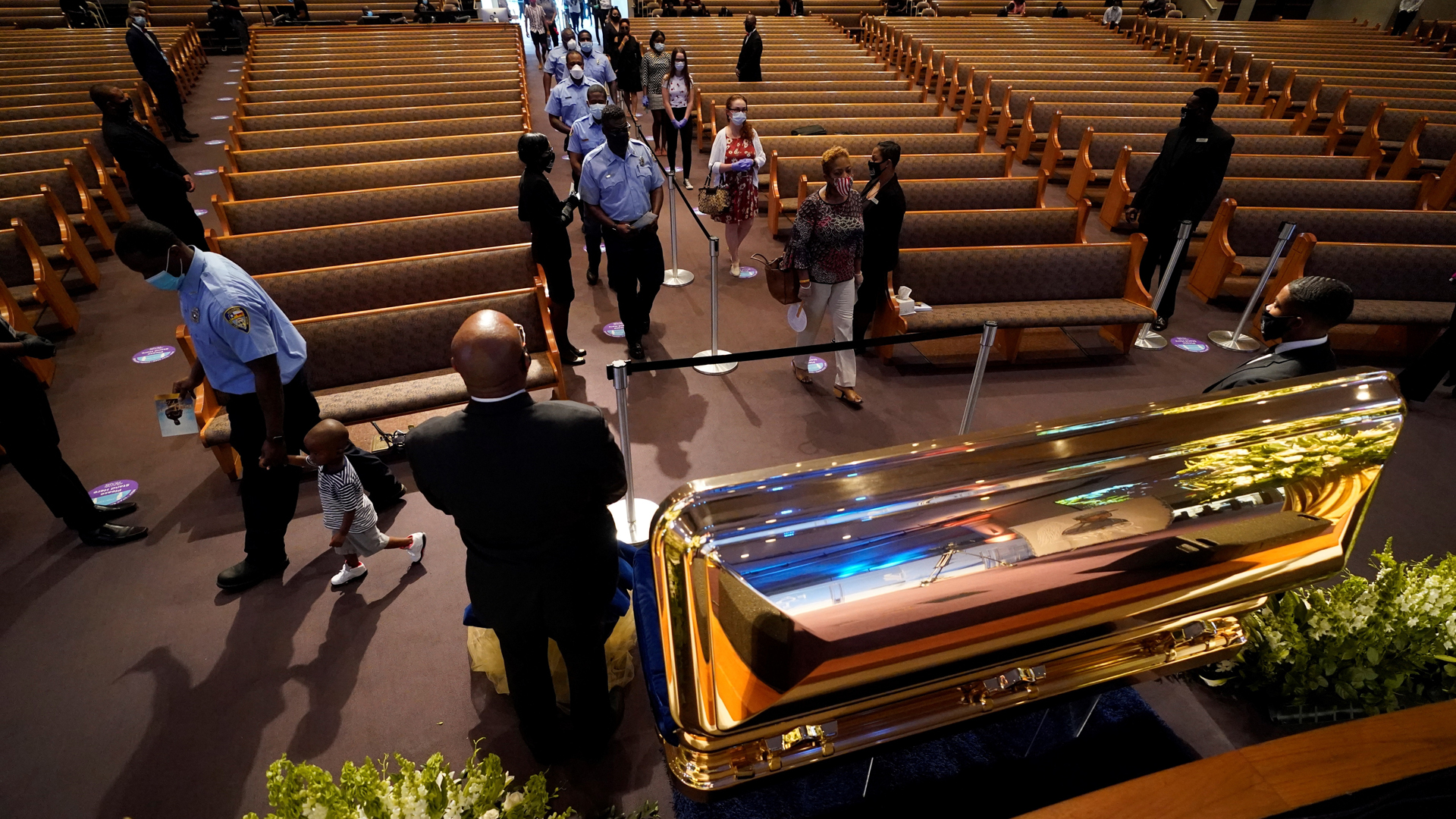 Houston da último adiós a George Floyd - velorio-de-george-floyd-en-houston