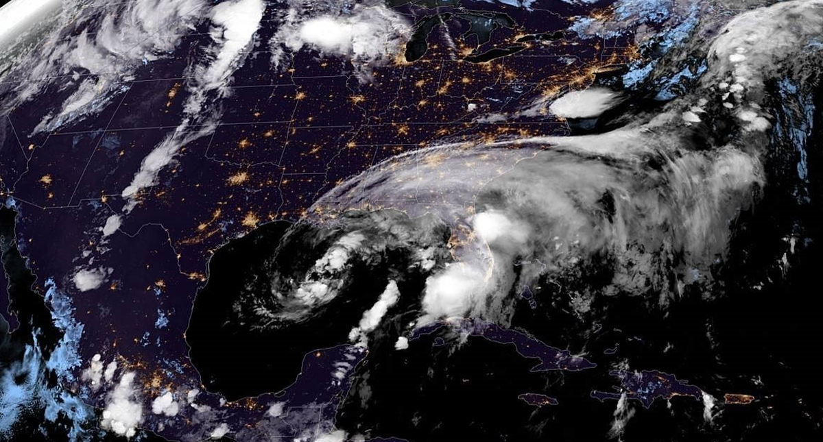 Fuertes vientos de Cristóbal impactan al sur de Estados Unidos