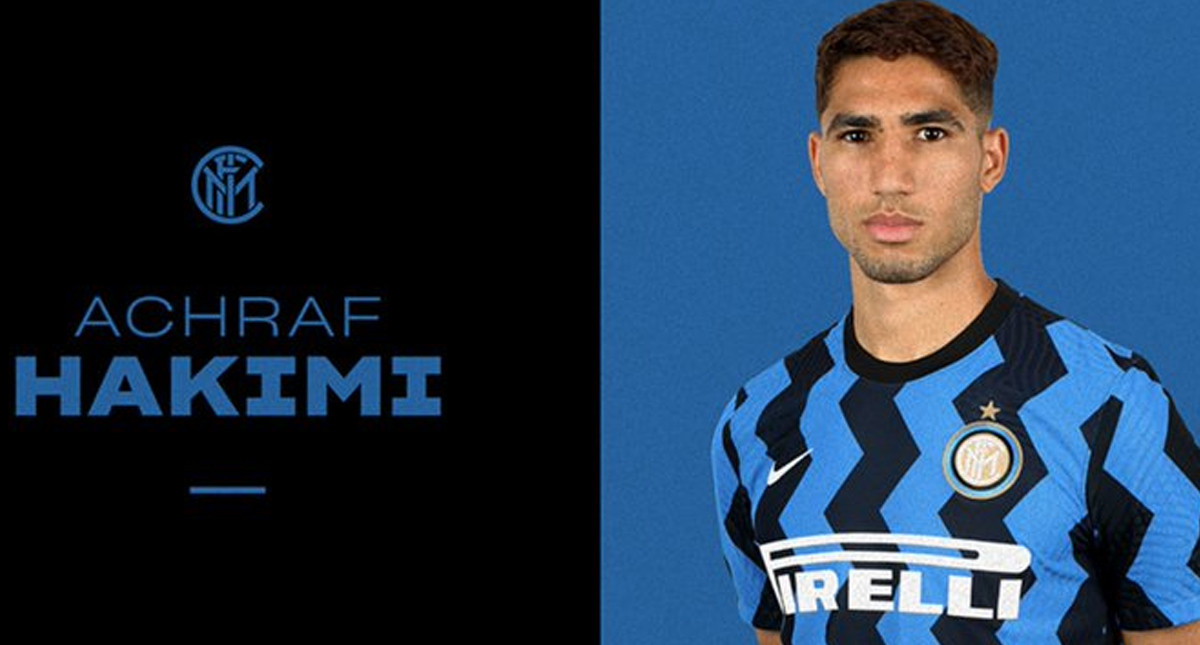 Real Madrid e Inter confirman traspaso de Achraf Hakimi al club italiano