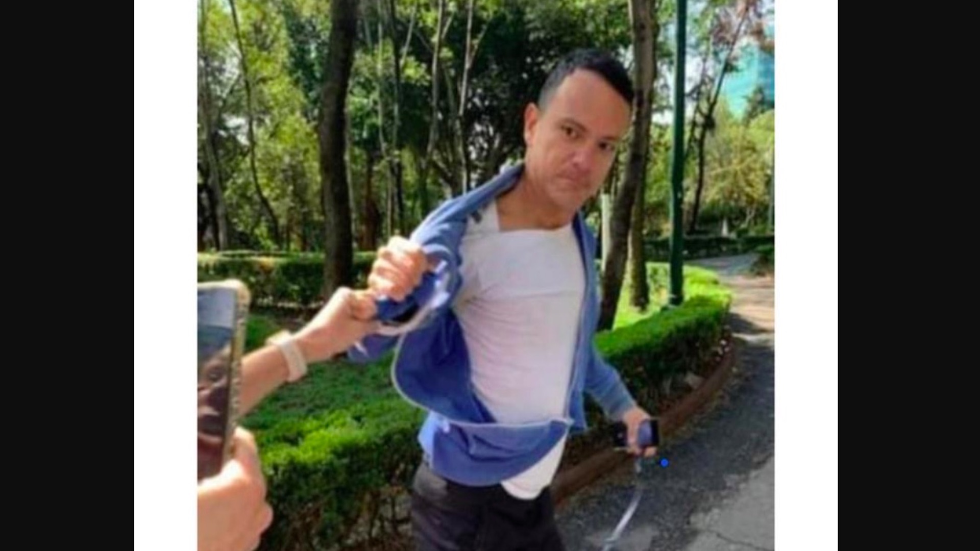 Golpeador de mujeres del Parque Hundido denuncia discriminación