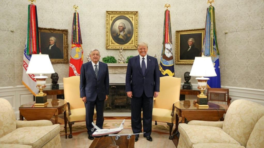 Fallaron los pronósticos; no nos peleamos, somos amigos: López Obrador a Trump - amlo-trump-lopez-obrador-salon-oval-casa-blanca