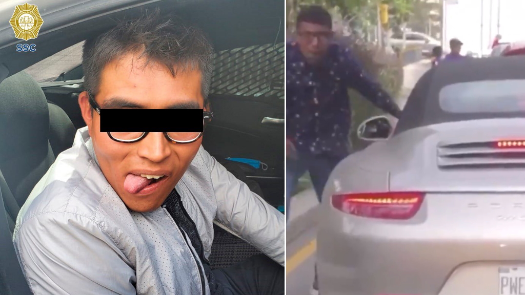 Detienen a asaltante de automovilistas en la Ciudad de México
