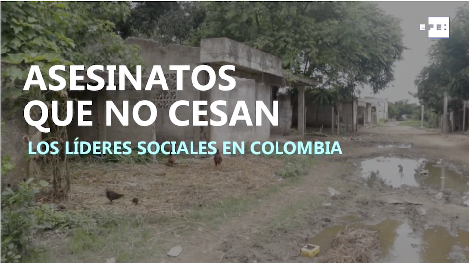 Asesinatos que no cesan: Líderes sociales