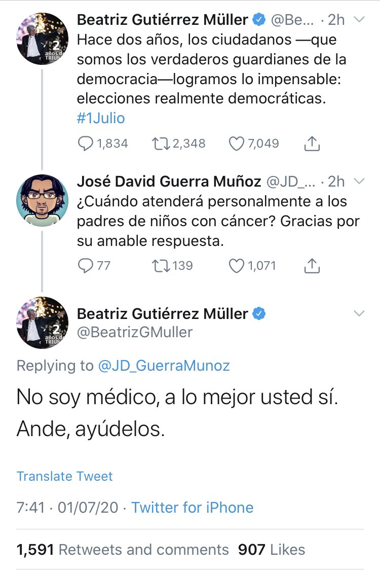 Beatriz Gutiérrez Müller se disculpa por expresión "no soy médico" - beatriz-gutierrez-muller