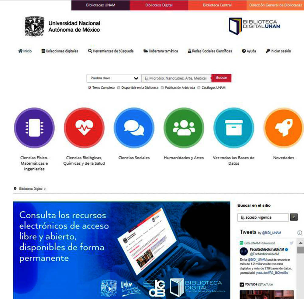 Bibliotecas De La UNAM Ofrecen Servicio Digital Durante Pandemia