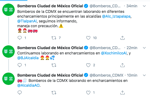 Tormenta al sur de la Ciudad de México; granizada afecta Santa Fe - bomberos