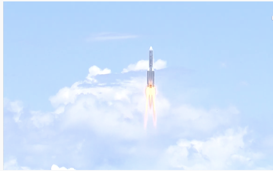 China lanza con éxito su primera sonda a Marte