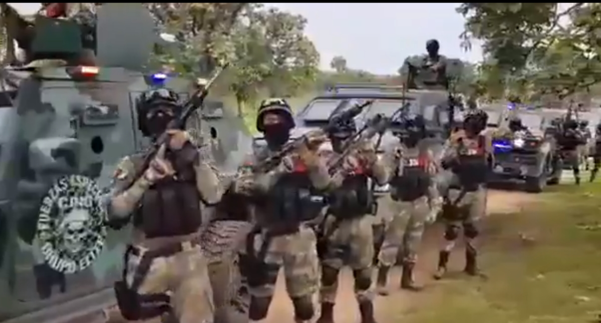 Durazo responde a video del CJNG, “no hay grupo criminal que pueda enfrentar a las fuerzas federales” Durazo responde a video del CJNG, “no hay grupo criminal que pueda enfrentar a las fuerzas federales”