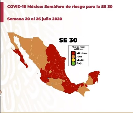 Gobernadores descartan sugerencia del semáforo de COVID-19 de la federación - co170720202-1
