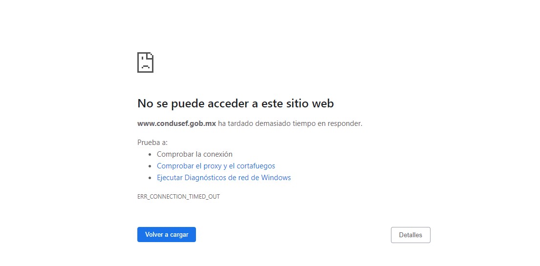Condusef sufre ataque cibernético; página permanece inactiva - condusef-ataque-cibernetico-2