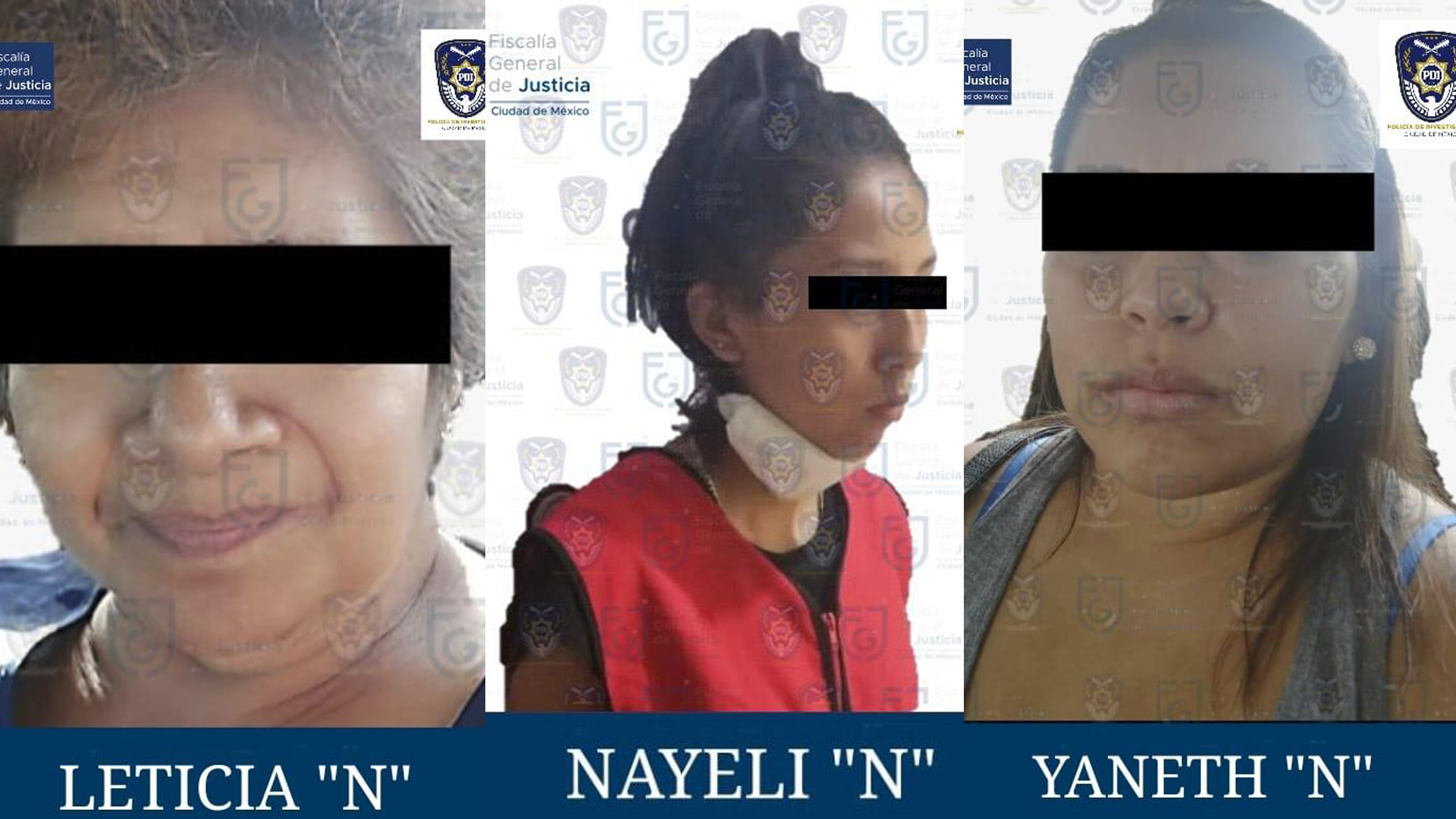 Detienen a tres mujeres por el secuestro de médicos en hoteles de Tacubaya