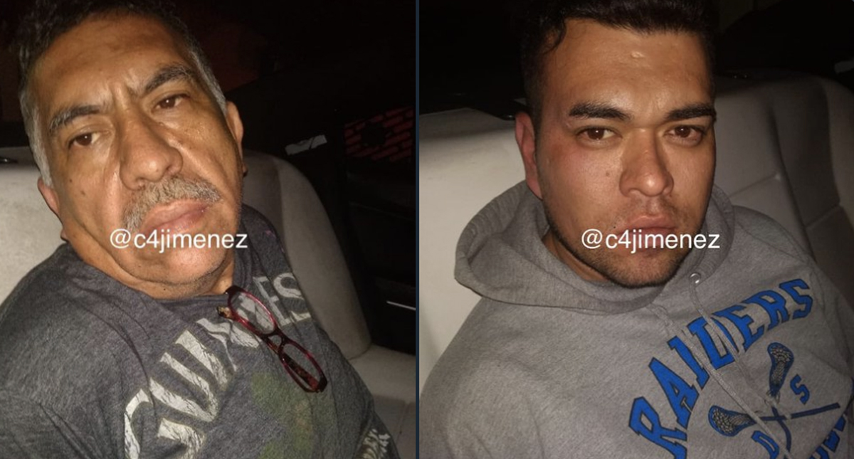 Detienen a padre e hijo reincidentes de robo de vehículos y venta de droga