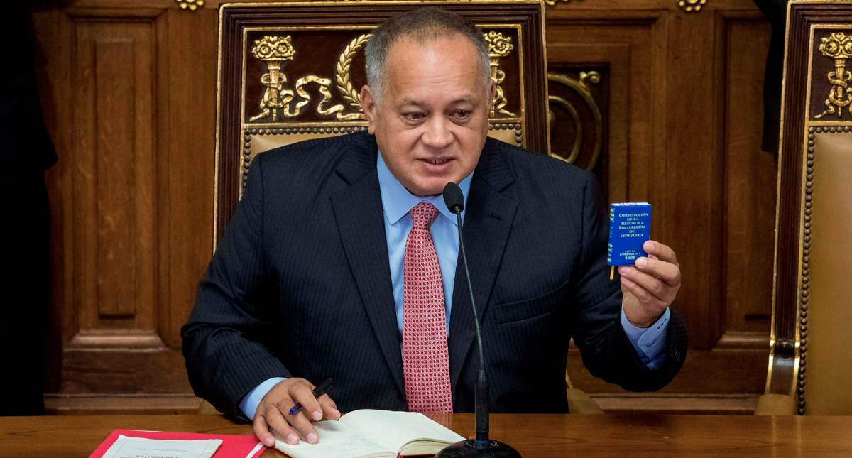 Diosdado Cabello, presidente de la ANC de Venezuela, da positivo a COVID-19
