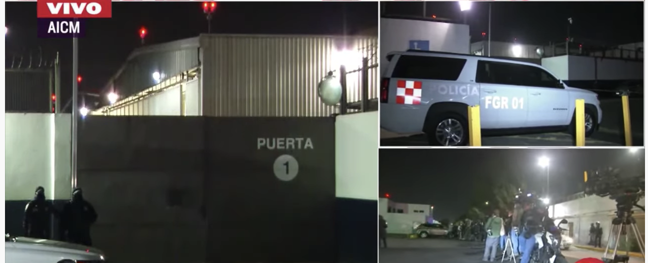 Traslado de Emilio Lozoya al Reclusorio Norte