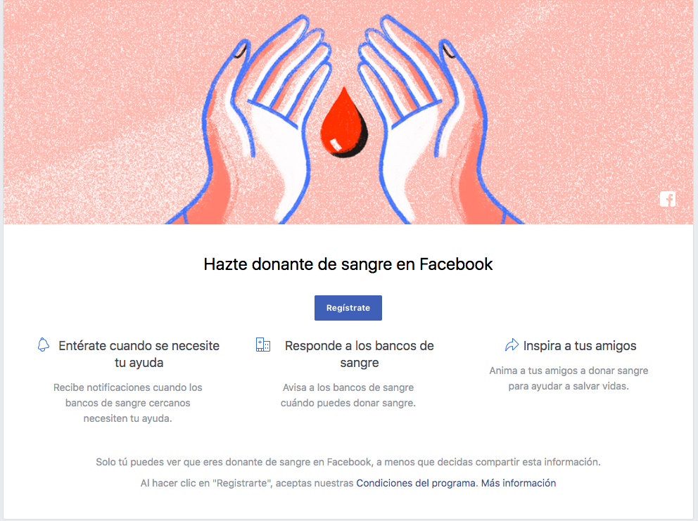 Facebook y Secretaría de Salud lanzan herramienta para facilitar donaciones de sangre - fb-donacion-de-sangre