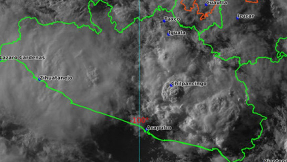 Se registran lluvia en diversas regiones de Guerrero