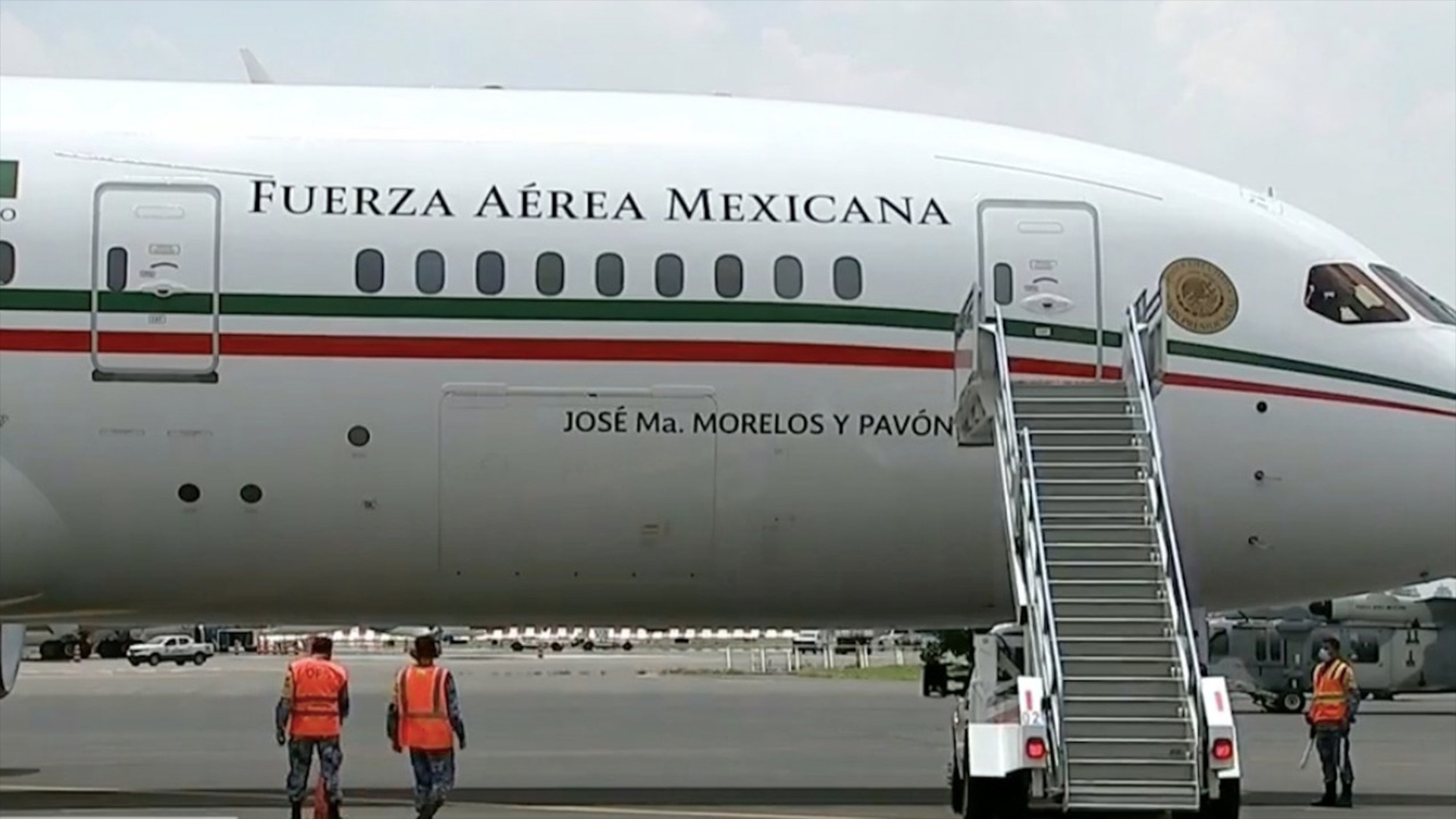 Tras 19 meses resguardado en California, el Avión Presidencial ya está en suelo mexicano