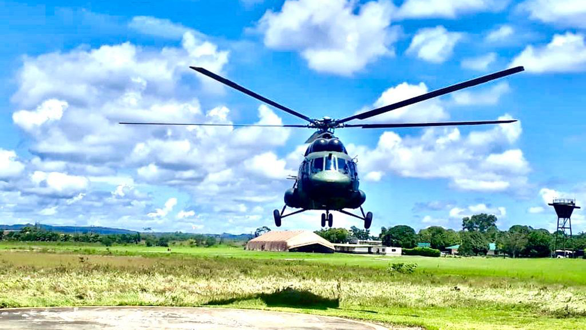 Accidente de helicóptero militar en Colombia deja 6 heridos y 11 desaparecidos