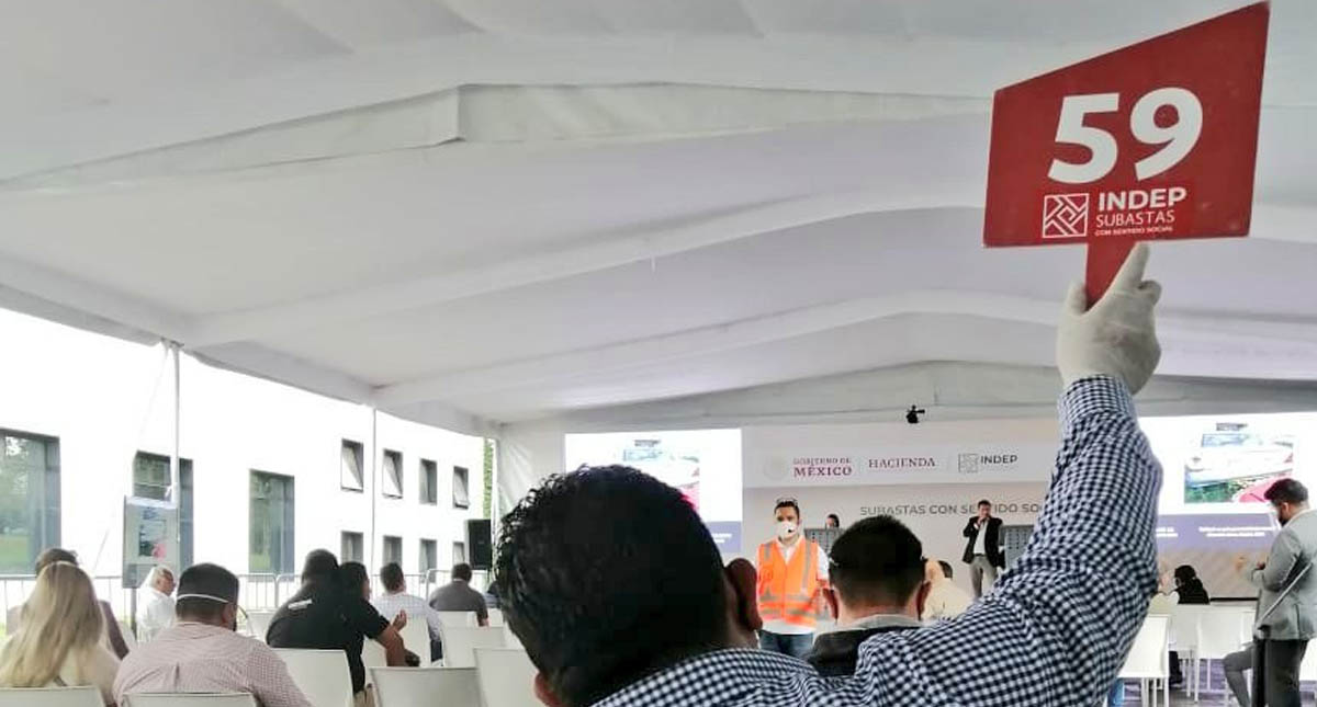 INDEP recauda más de 14 millones de pesos en cuarta subasta