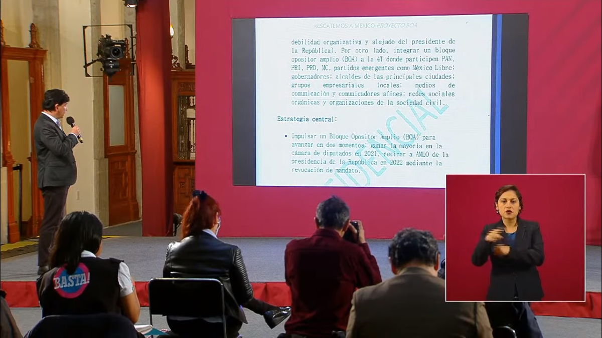 TEPJF ratifica no imponer medidas cautelares a López Obrador por dar a conocer BOA - lectura-del-proyecto-boa-en-conferencia-matutina-el-9-de-junio