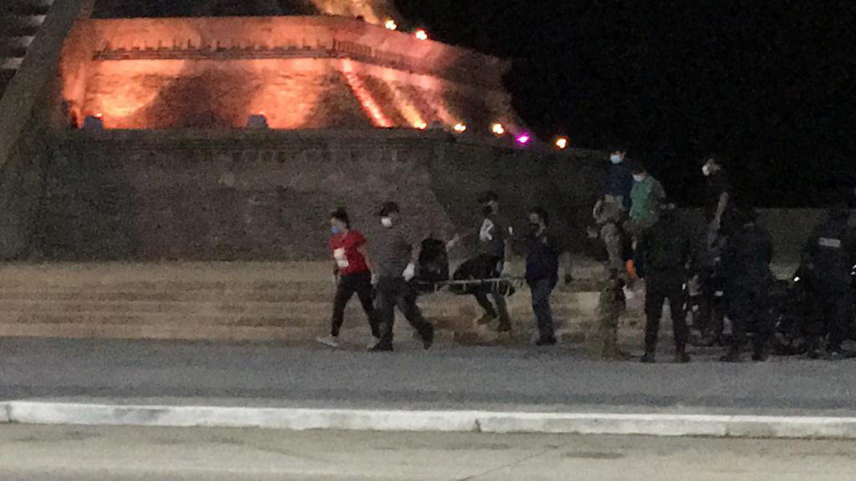 Abandonan restos humanos junto a pirámide de Quetzalcóatl en Coatzacoalcos