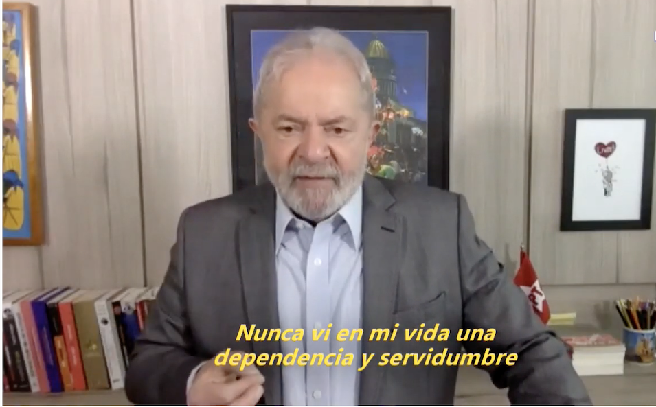 “Es una vergüenza”: Lula acusa a Bolsonaro de ser el “lamebotas” de EE.UU.