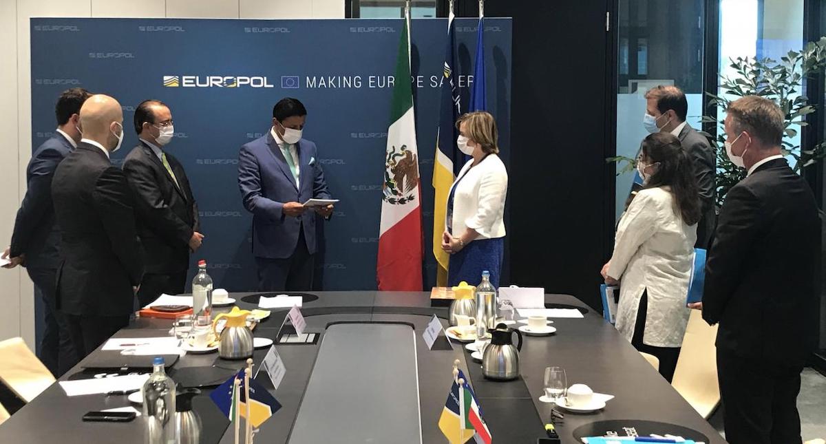 México y Europol firman acuerdo para trabajar en asuntos de seguridad