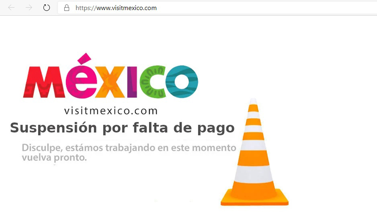 Detienen a empresario que hackeó página de Visit Mexico - pagina-de-visit-mexico-no-disponible
