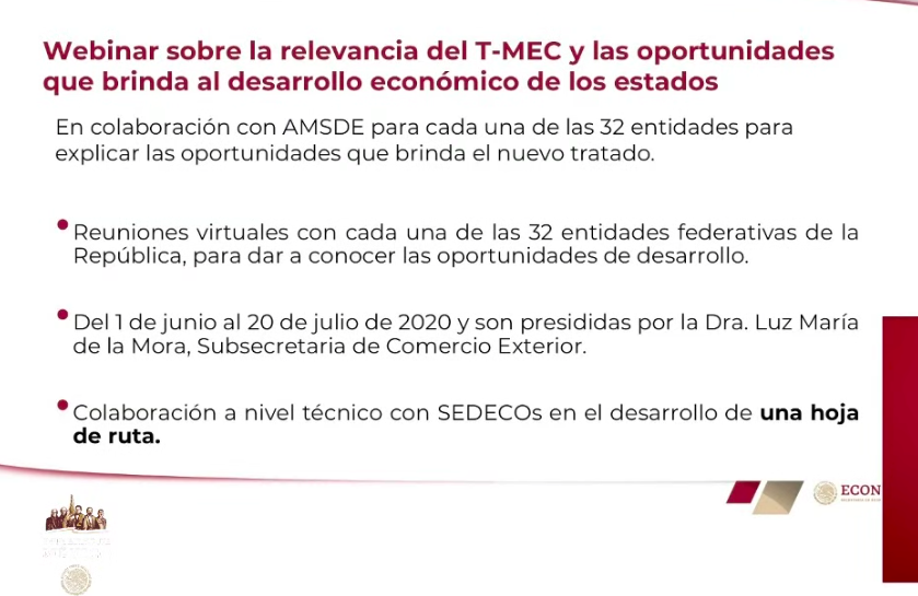 Secretaría de Economía ofrece asesorías sobre el T-MEC - plan-de-difusion-tmec1