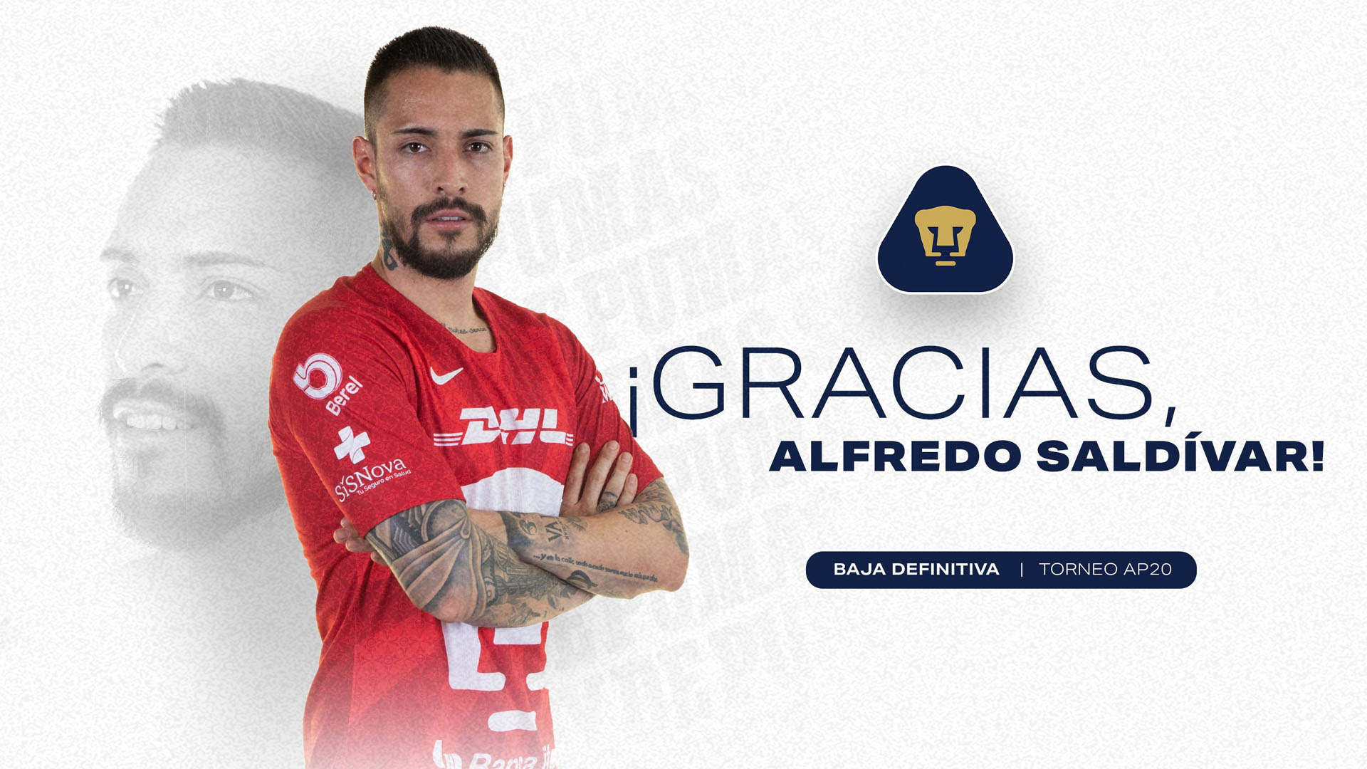 Pumas confirma salida de Alfredo ‘Pollo’ Saldívar